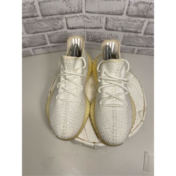 ADIDAS YEEZY BOOST 350 V2 USED SIZE 7 CREAM TRIPLE WHITE CP9366 for men main image 6